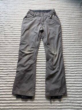 Turbine Lightrail Men’s Gray Snow Pants Size L Ski/Snowboard Cargo Pockets